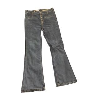 Pilcro and the letterpress High Rise Boot Cut Jeans 32 Classic Normcore Anthro